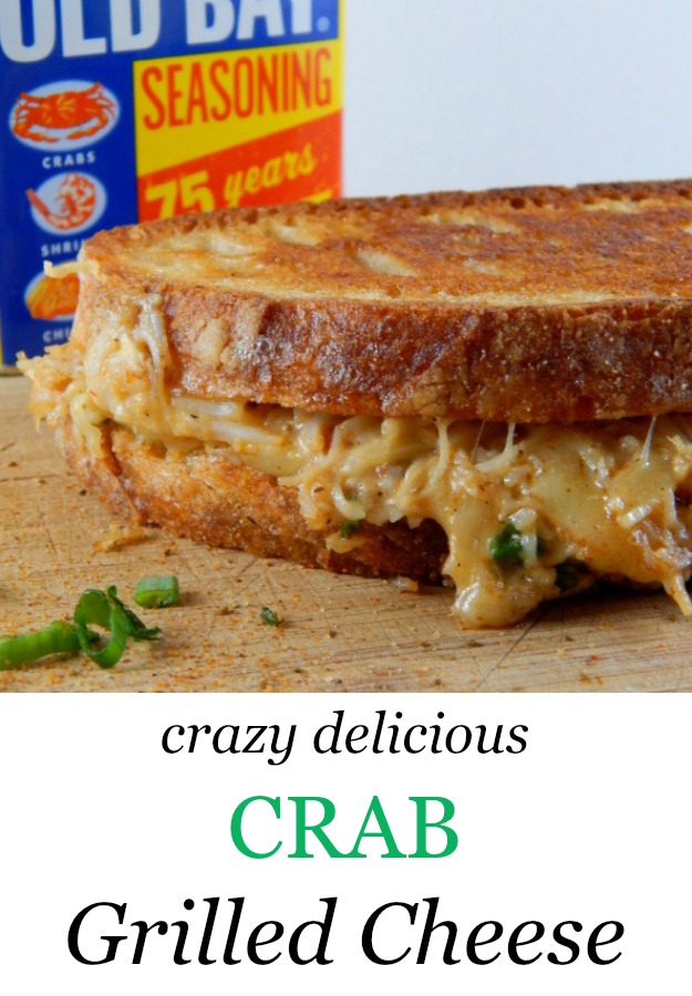 Cheesy, buttery, and decadent - this recipe for crab grilled cheese is an indulgent favorite. www.cookingismessy.com