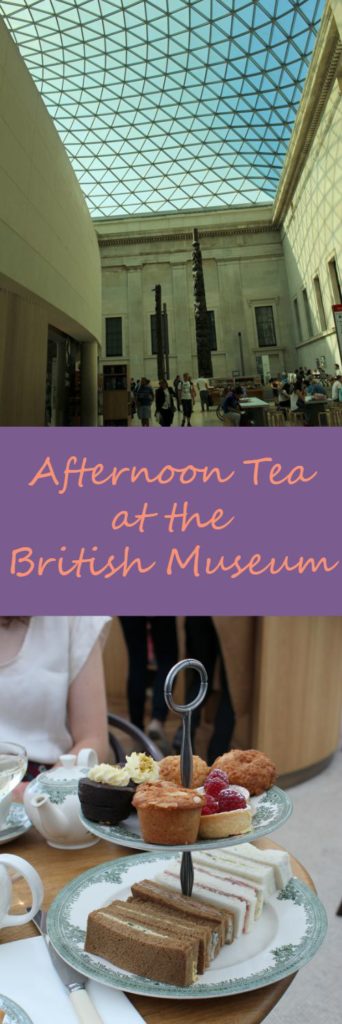 Afternoon Tea at the British Museum - beautiful setting and a tasty experience
