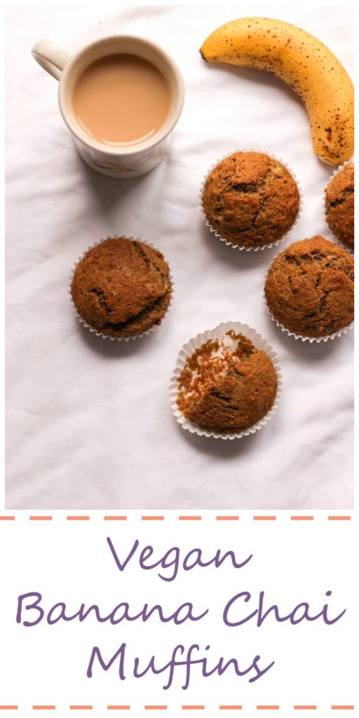 Vegan Banana Chai Muffins are tasty and simple to make