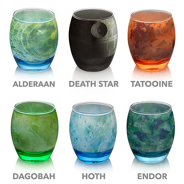 Star Wars Planetary Glass Set