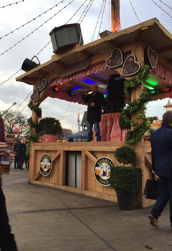 Singer at Winter Wonderland