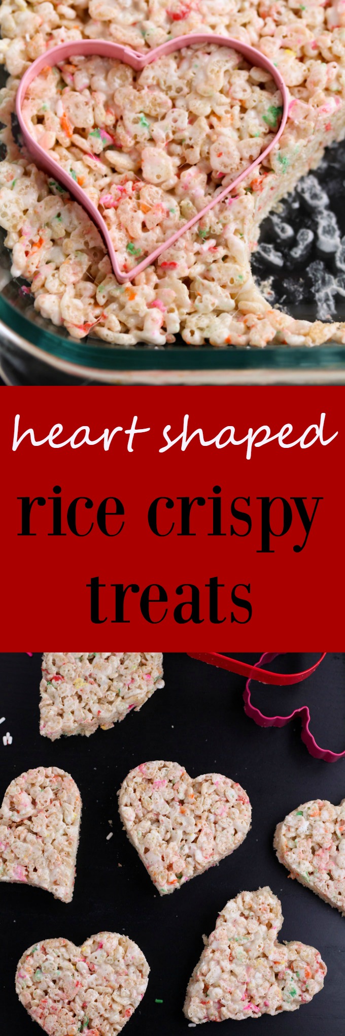 Simple and delicious rice crispy treats cut into heart shapes are sure to please the people you care about. www.cookingismessy.com