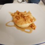 Lemon Ricotta Pancakes with Caramelized Apple Topping