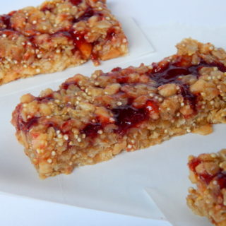 Peanut Butter and Jelly Breakfast Bars