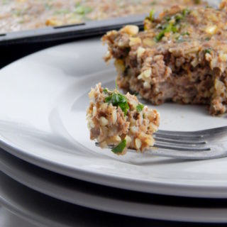 Beef, Lamb and Bulgur Meatloaf