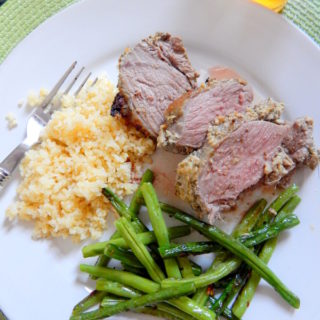 Roast Lamb with a Spiced Crust