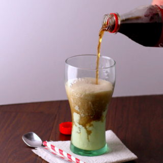 Boozy Cherry Coke Floats