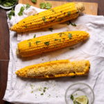 Spicy Cilantro Lime Corn on the Cob