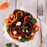 Sweet Potato and Beet Spiral Salad