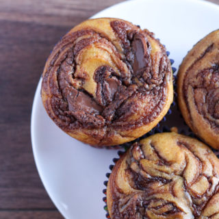 Pumpkin Nutella Muffin