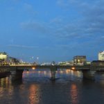 London skyline at night